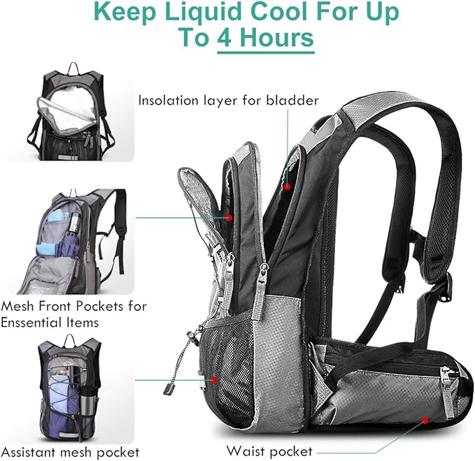 Mothybot Insulated Hydration Backpack Pack - Image 7
