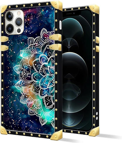 Compatible with iPhone 11 Pro Max Case, Starry Sky Colourful Mandala Luxury - Image 2