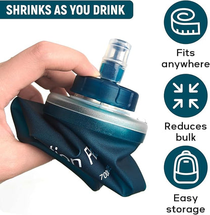 Soft Flask 500ML, TPU Collapsible Soft Water Bottle - Image 4