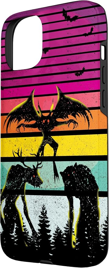 Cryptkin Cute Mothman Cryptid Map Case - Image 2