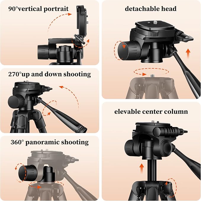 JOILCAN Camera Tripod, Travel Tripods Compatible - Image 7