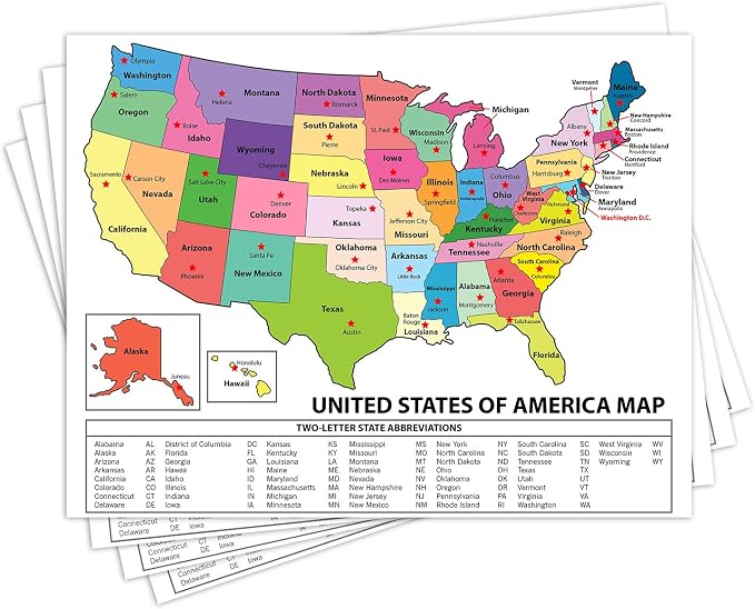 United States Map by SSuperfinePrinting