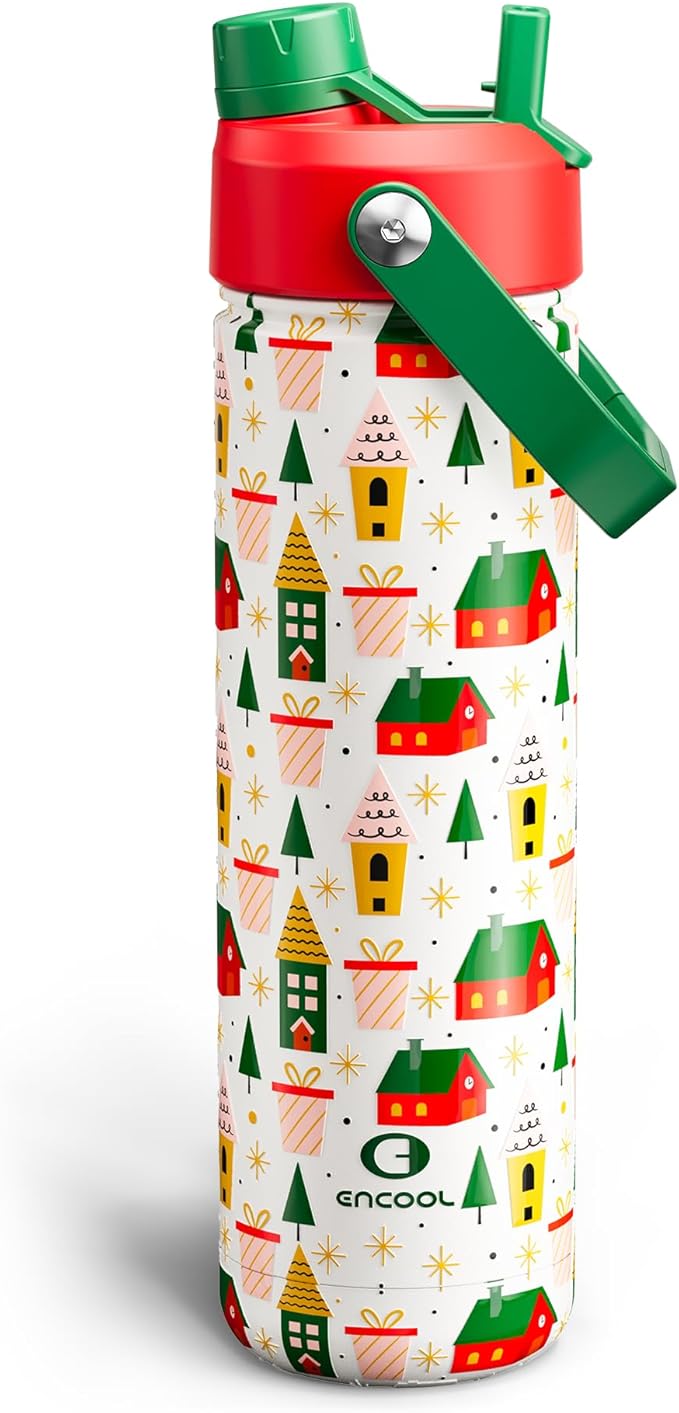 ENCOOL Christmas Insulated Water Bottle by ENCOOL