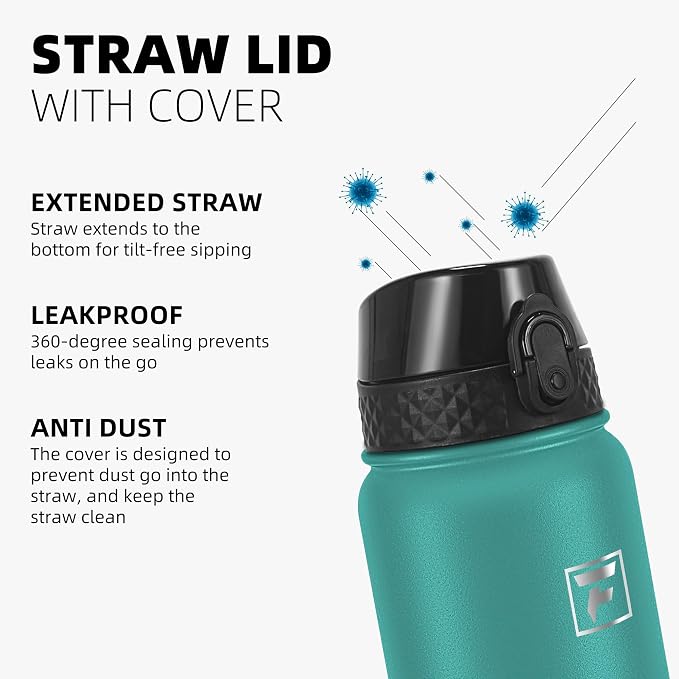 Fanhaw 20 oz Insulated Stainless Steel Water Bottle - Image 4