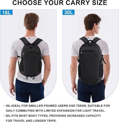 Lightweight Hiking Backpack 18L Packable Foldable Small Daypack Collapsible - Image 9