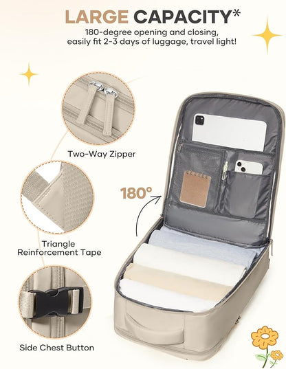 coofay Large Travel Backpack For Women Men Airline Approved Carry On Backpack - Image 5