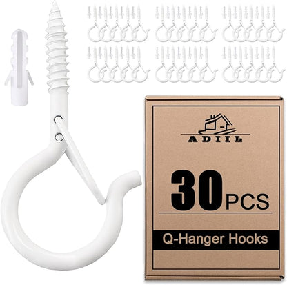 ADIIL 30 PCS Q Hanger Hooks by ADIIL