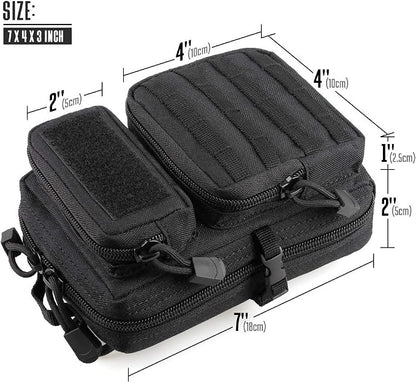LIVANS Tactical Molle Utility Pouch, EDC Tool Pouch Tactical Phone Pouches Mini - Image 2