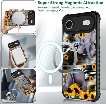 for iPhone 17 Air Case, for MagSafe Graphic Design for Girl Boy Soft Silicone - Image 2