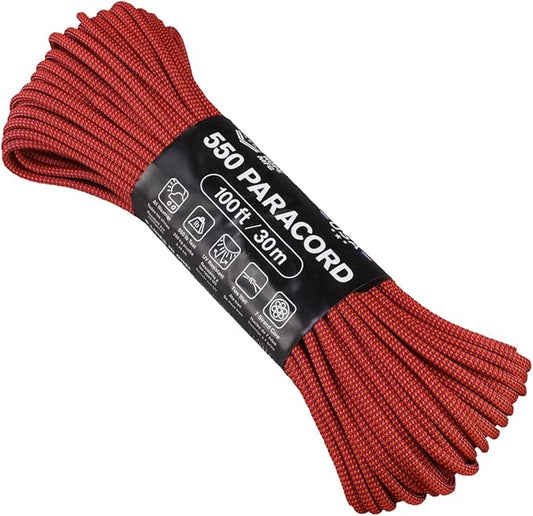 Atwood Rope MFG Color Changing 550 Paracord 100 Feet 7-Strand Core Nylon by AtwoodRopeMFG
