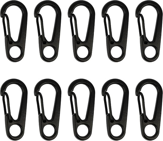 SWATOM Small Mini Carabiner Clip Tiny Spring Snap Hook Keychains Micro by SWATOM