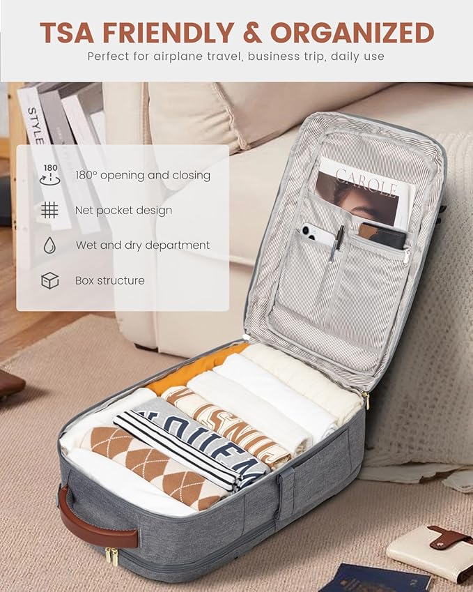 LOVEVOOK 50L Large Carry on Backpack, Travel Backpack - Image 3