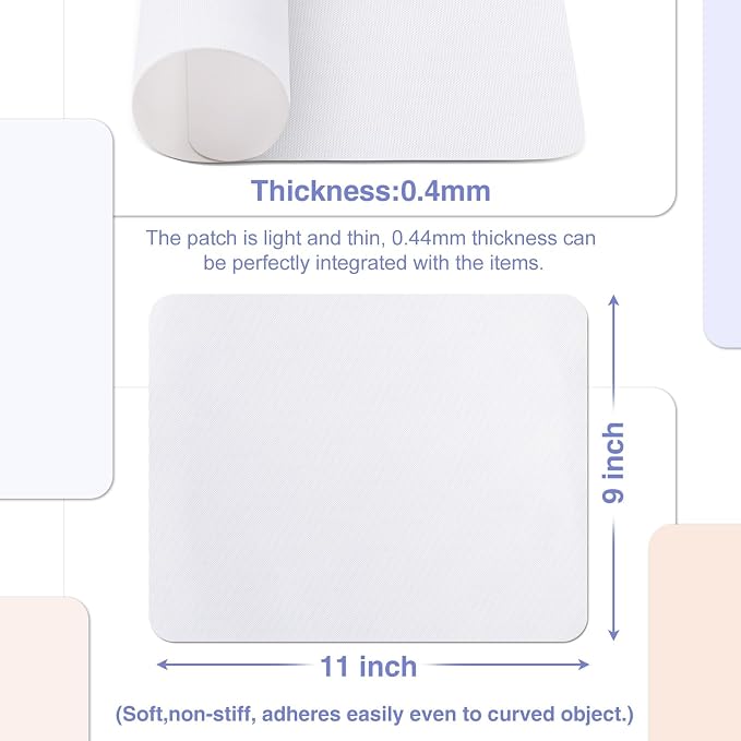 Gheeidau Canvas Repair Patch 9×11 Inch 3Pcs Waterproof Self-Adhesive Fabric - Image 3