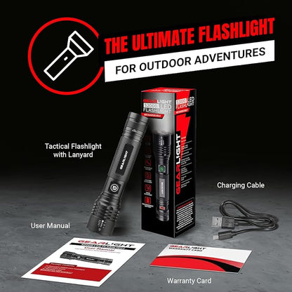GearLight S2000 LED Rechargeable Flashlight High Lumens - Image 9