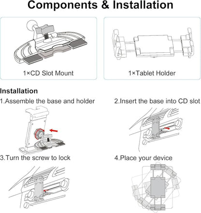 PLDHPRO CD Slot Tablet Car Mount - Image 8