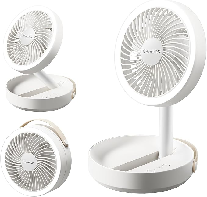 Gaiatop Foldable Small Desk Fan by GAIATOP