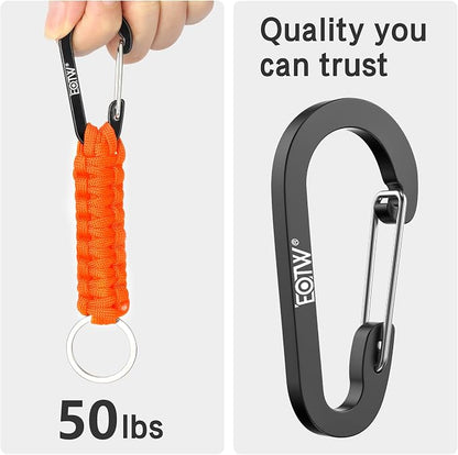 EOTW Paracord Keychain for Men Women Paracord Carabiner Backpack Keychain - Image 5