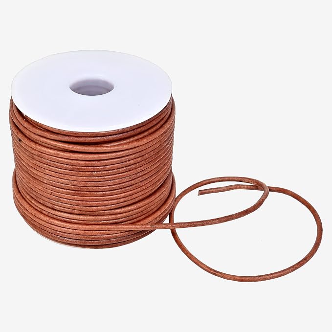 GENIQUE Real/Genuine Round Leather String Cord - Image 4