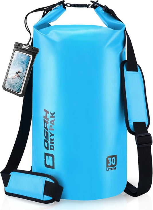 Waterproof Dry Bag, 5L/10L/20L/30L/40L Roll Top Lightweight Storage Backpack by OSAHDRYPAK