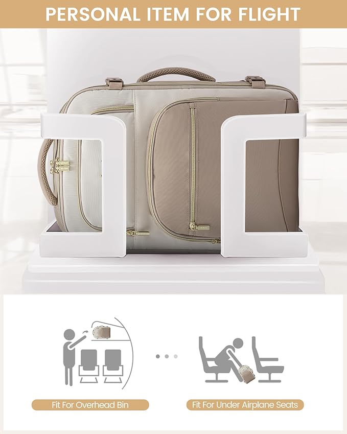 LOVEVOOK Travel Essentials Carry on Backpack 40L Travels Backpack - Image 4
