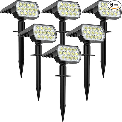 WELALO Solar Spot Lights Outdoor, Solar Landscape Spotlights, Solar Powered by WELALO