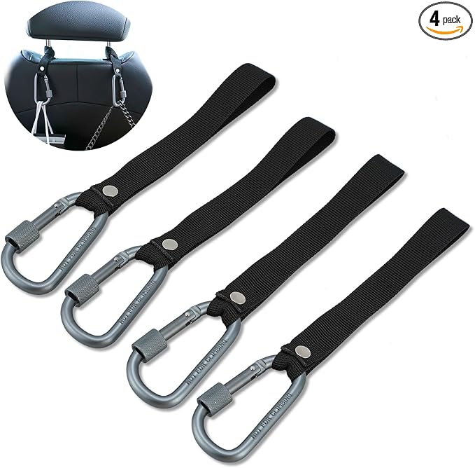 Headrest Hooks for Car by ECOSHIRE
