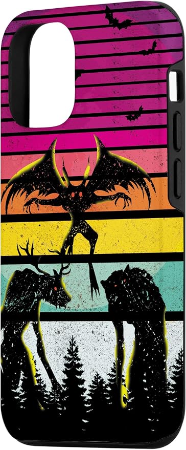 Cryptkin Cute Mothman Cryptid Map Case - Image 2