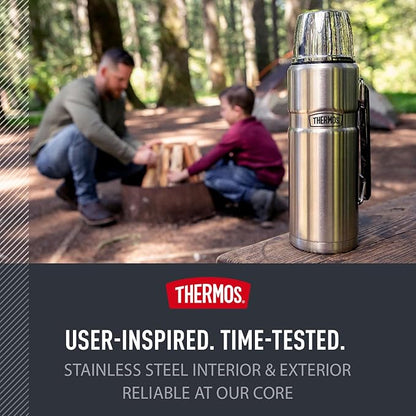 THERMOS Stainless King Vacuum-Insulated Beverage Bottle, 40 Ounce, Matte - Image 5