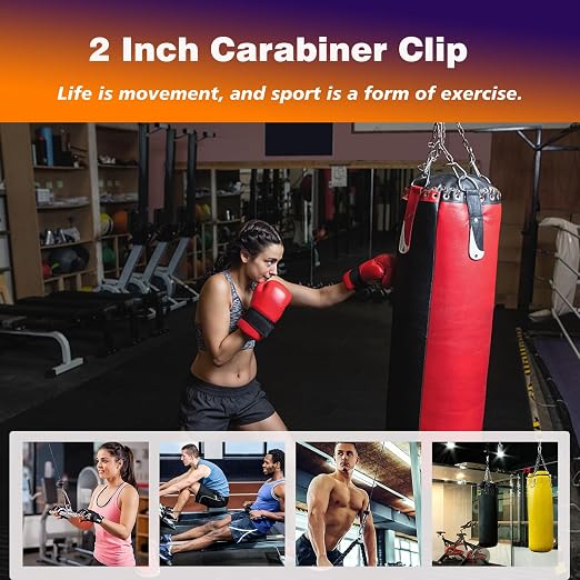 30PCS M6 Heavy Duty Carabiner Clip, 2.36Inch Snap Hook Quick Link Small - Image 7