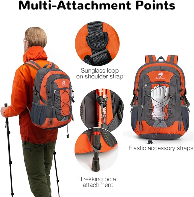 25L Small Hiking Backpack with Chest Strap - Image 6