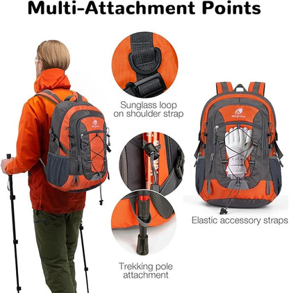 25L Small Hiking Backpack with Chest Strap - Image 6