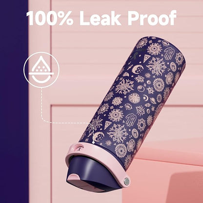 24 oz Insulated Water Bottle for Women: Meoky Stainless Steel Metal Water Bottle - Image 5