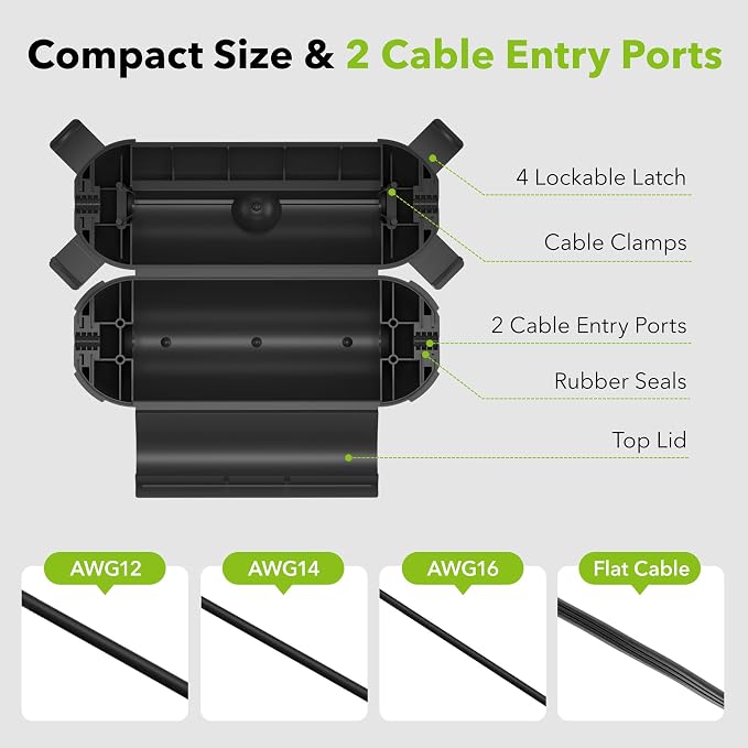 Outdoor Extension Cord Cover Waterproof, BN-LINK Outdoor Plug Protector - Image 3