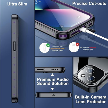 SPIDERCASE for iPhone 13 Case Waterproof, Built-in Lens & Screen Protector - Image 5