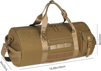 ArcEnCiel Medium Tactical Duffle Bag Men Gym Pack Molle Shoulder Bags Shoes - Image 2