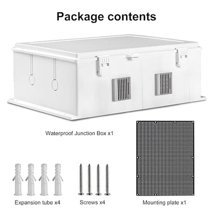 Namunanee Outdoor Electrical Junction Box, ABS Water Resistant Enclosure - Image 7