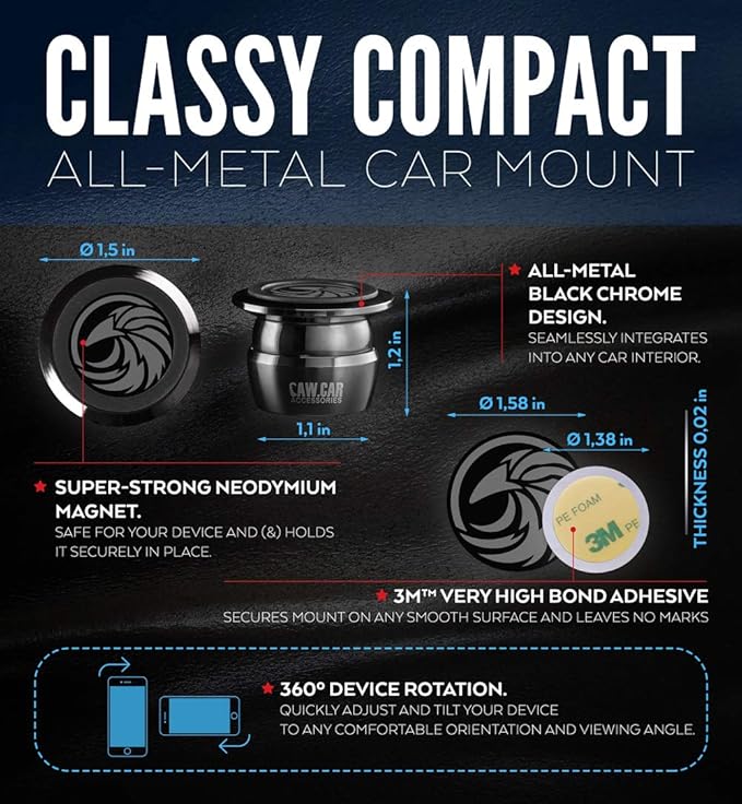 Universal Car Phone Mount Magnetic - Image 5