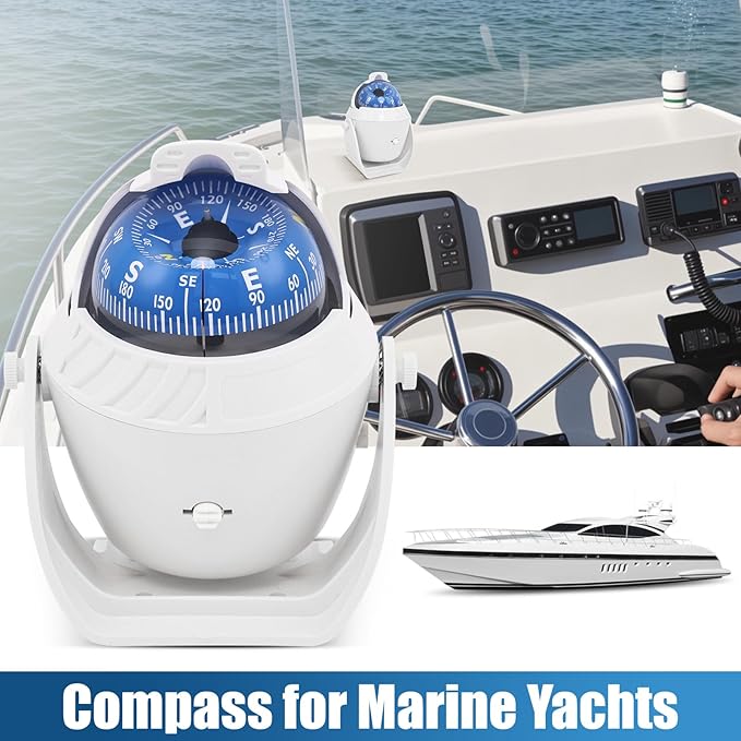Sea Marine Compass with Mount Compasses Ball Waterproof - Image 5
