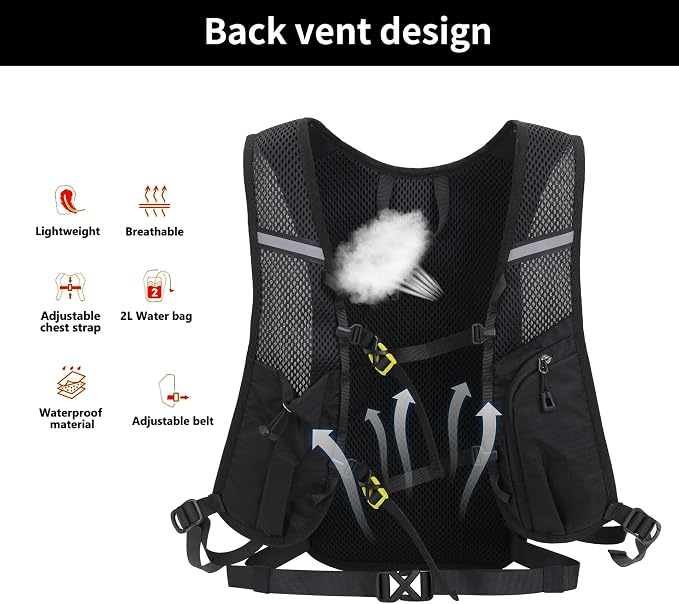 DOJUNS Hiking Backpack Lightweight Travel Backpack 20L Waterproof Hiking - Image 2