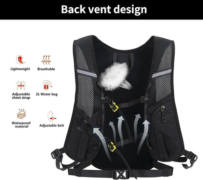 DOJUNS Hiking Backpack Lightweight Travel Backpack 20L Waterproof Hiking - Image 2
