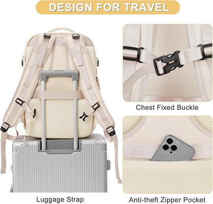 Expandable Travel Backpack For Women Men Airline Approved Personal Item - Image 7