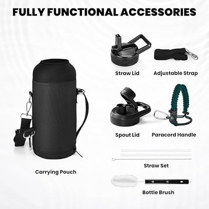 RAYMYLO Insulated Water Bottle 32 oz, Triple Wall Vacuum Stainless Steel - Image 6