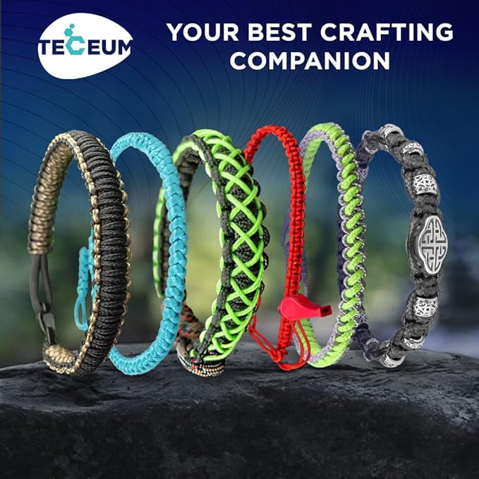 TECEUM Micro Paracord – 1.18 mm X 125 ft – Micro Utility Cord – Thin Braided - Image 9
