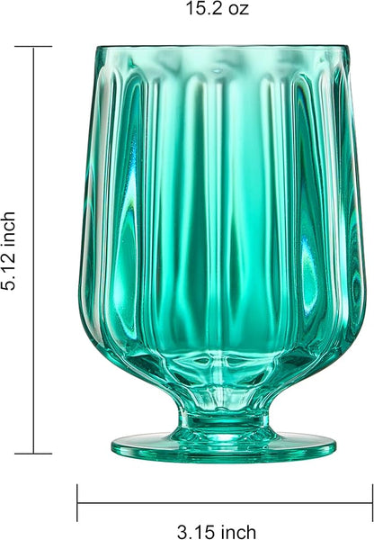 15oz Unbreakable Premium Drinking Glasses Set of 4 - Image 8