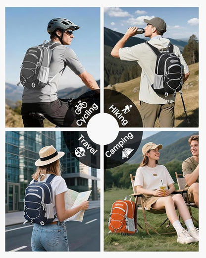 CROSSGEAR 24L Hiking Backpack, Lightweight Foldable Packable Daypack - Image 9