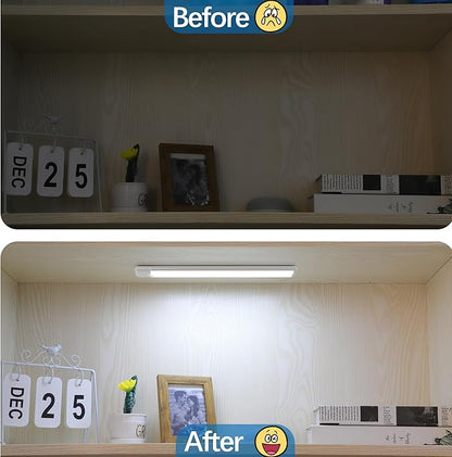 Motion Sensor Under Cabinet Lights, Magnetic Rechargeable Under Counter Closet - Image 6