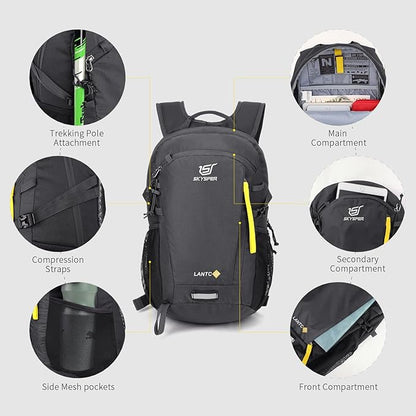SKYSPER Small Hiking Backpack, 20L Lightweight Travel Backpacks Hiking Daypack - Image 4