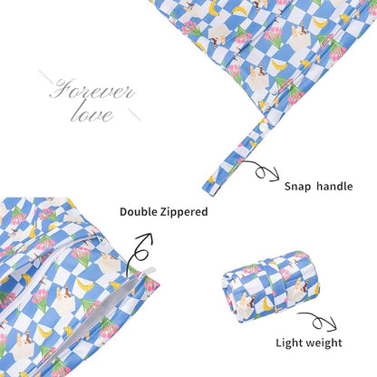 ALVABABY 2pcs Waterproof Wet Dry Bags, Reusable - Image 2