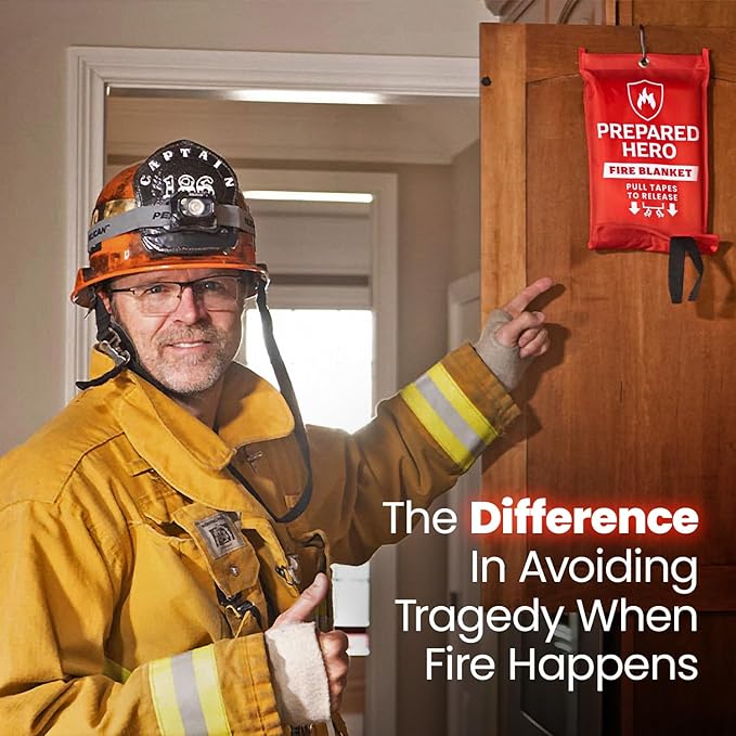 Prepared Hero Emergency Fire Blanket - Image 3