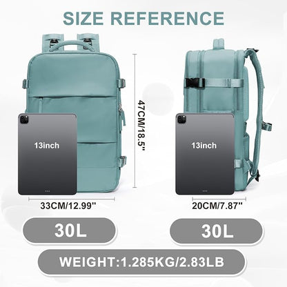 coowoz Large Travel Backpack For Women Men, Carry On Rucksack Flight Approved - Image 3